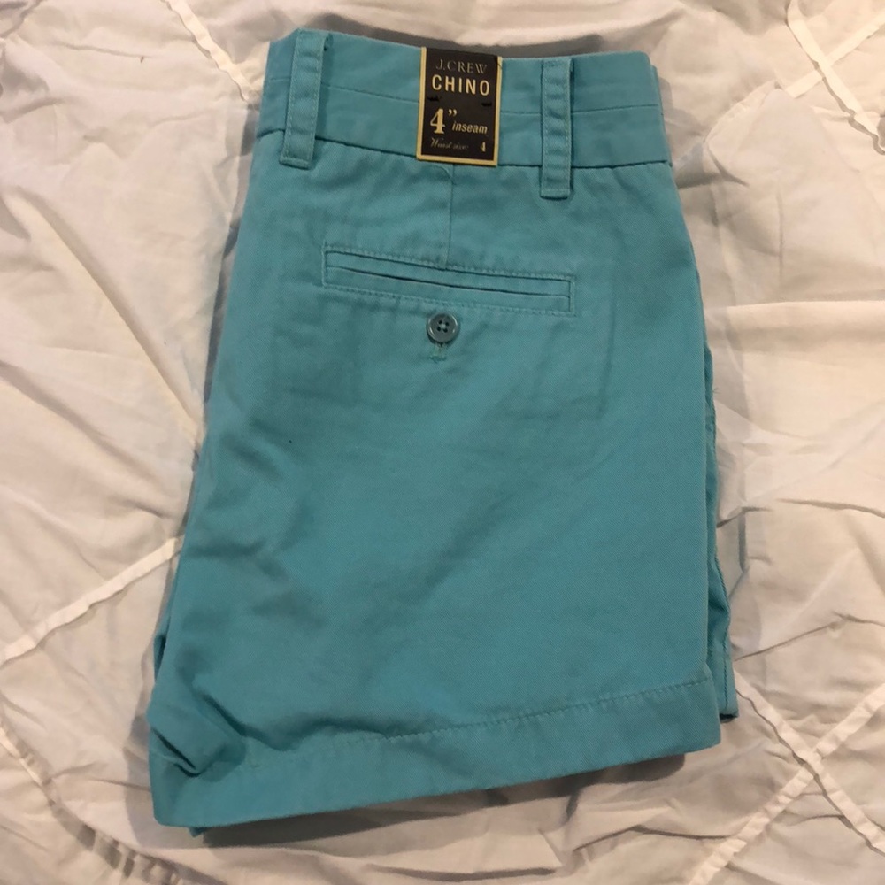J. Crew Chino Shorts, 4 inch inseam